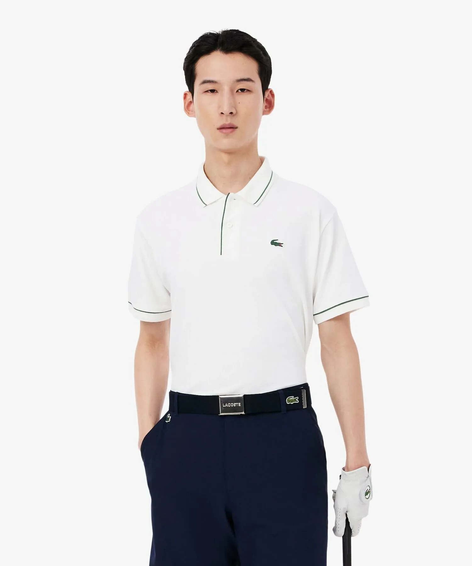 Поло-рубашка LACOSTE терморегулирующая, White
