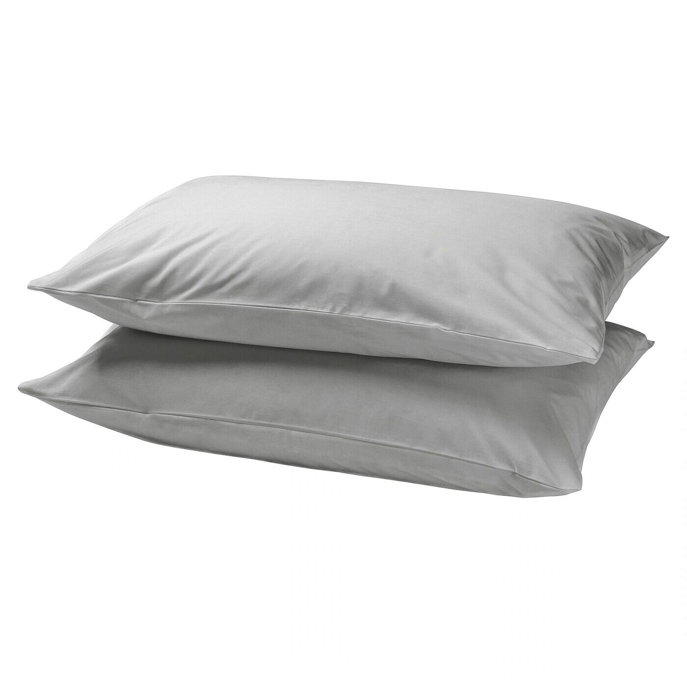 

Наволочка, светло-серая, 40х80 см, DVALA IKEA