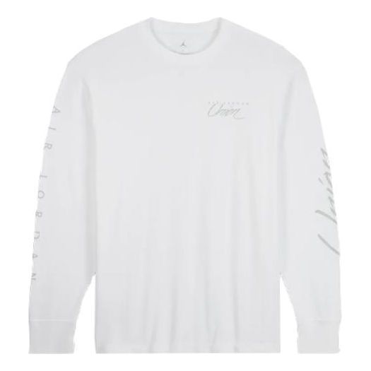 

Футболка Air Jordan Long-Sleeve T-shirt x Union 'White' DV7342-100