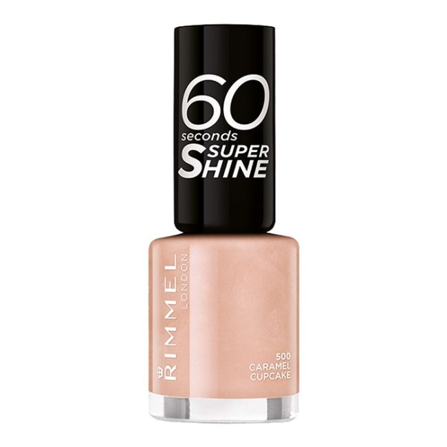 

60 секунд лак для ногтей Rimmel, цвет 500 caramel cupcake, 8 мл