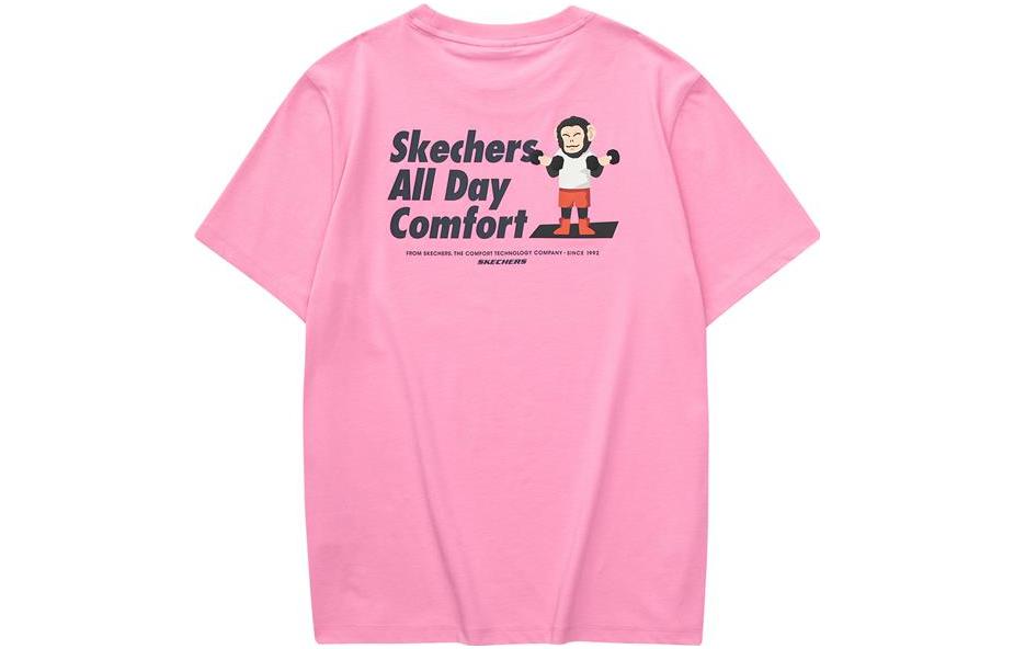 

Футболка унисекс Skechers, угольно-черная