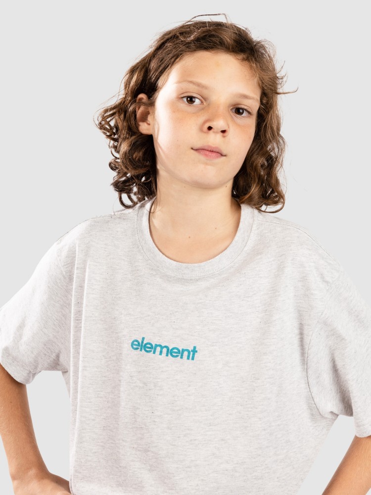 Футболка Element Lowcase Bp Kids T-Shirt, mid grey heather — фото 3