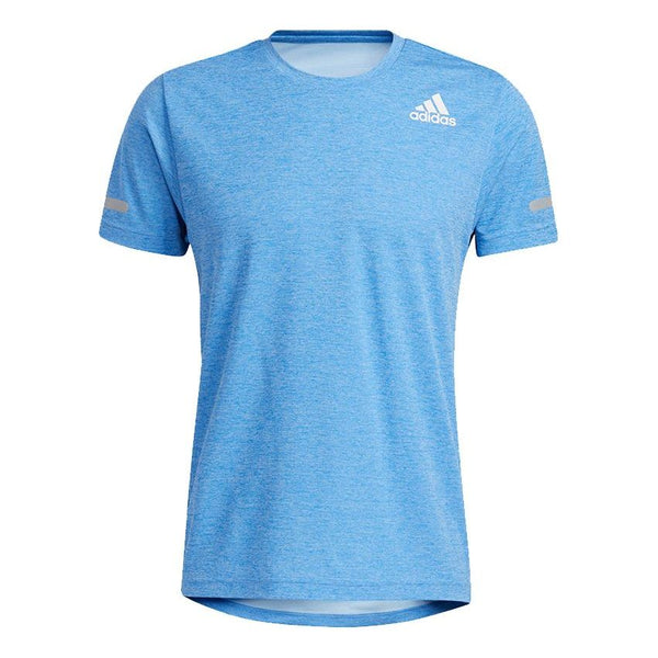 

Футболка Men's adidas Elevate Train T Casual Breathable Training Sports Short Sleeve Sky Blue T-Shirt, мультиколор