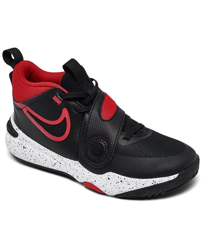 

Баскетбольные кроссовки Little Kids Team Hustle D 11 с регулируемым ремешком от Finish Line Nike, мультиколор