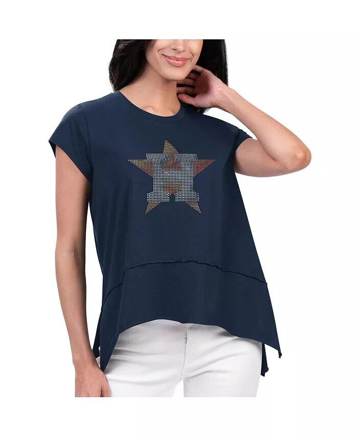 

Женская футболка Navy Houston Astros Cheer Fashion G-III 4Her by Carl Banks
