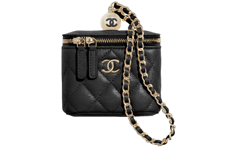 

CHANEL Сумка-коробка из телячьей кожи личи