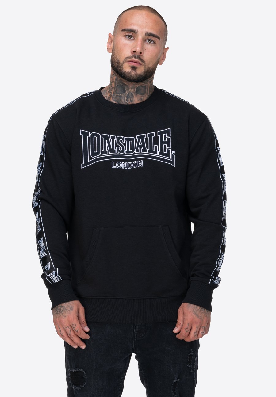 

Толстовка Lonsdale Sweatshirt, Black/White/Black