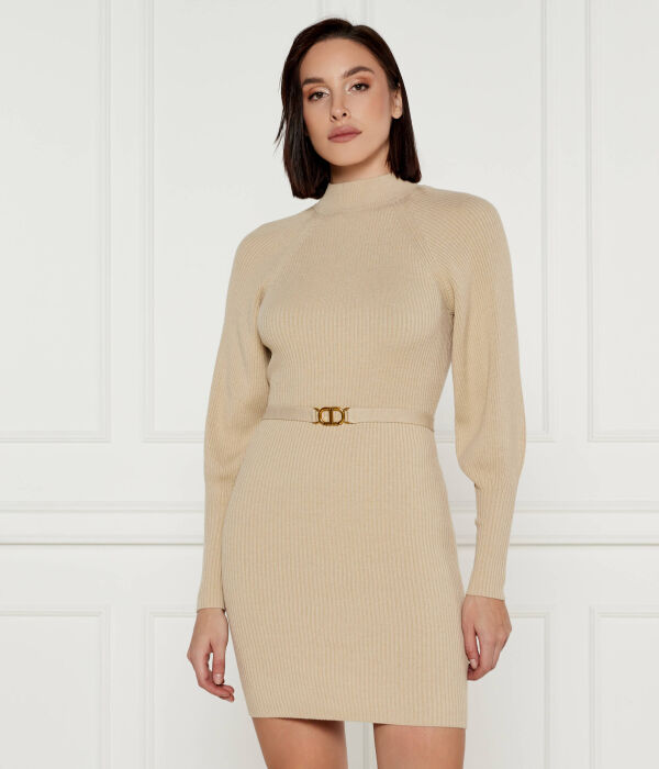 

Платье с поясом Twinset, желтый