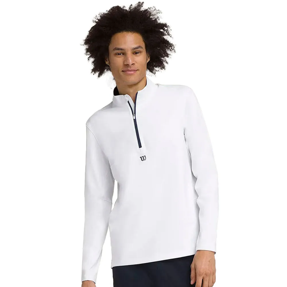 

Толстовка Wilson Elevete Performance half zip, белый
