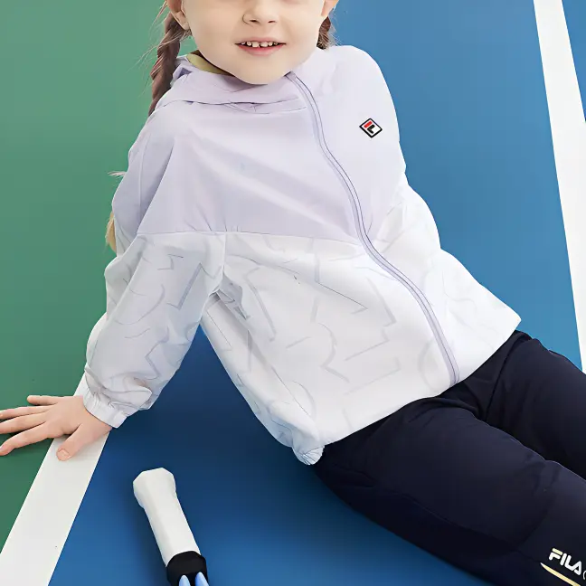 FILA KIDS Куртка светло-фиолетовые для детей 3-7 лет — фото 4