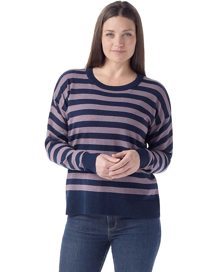 

Свитер Smartwool Edgewood Boyfriend Crew Sweater, цвет Chalk Violet Heather