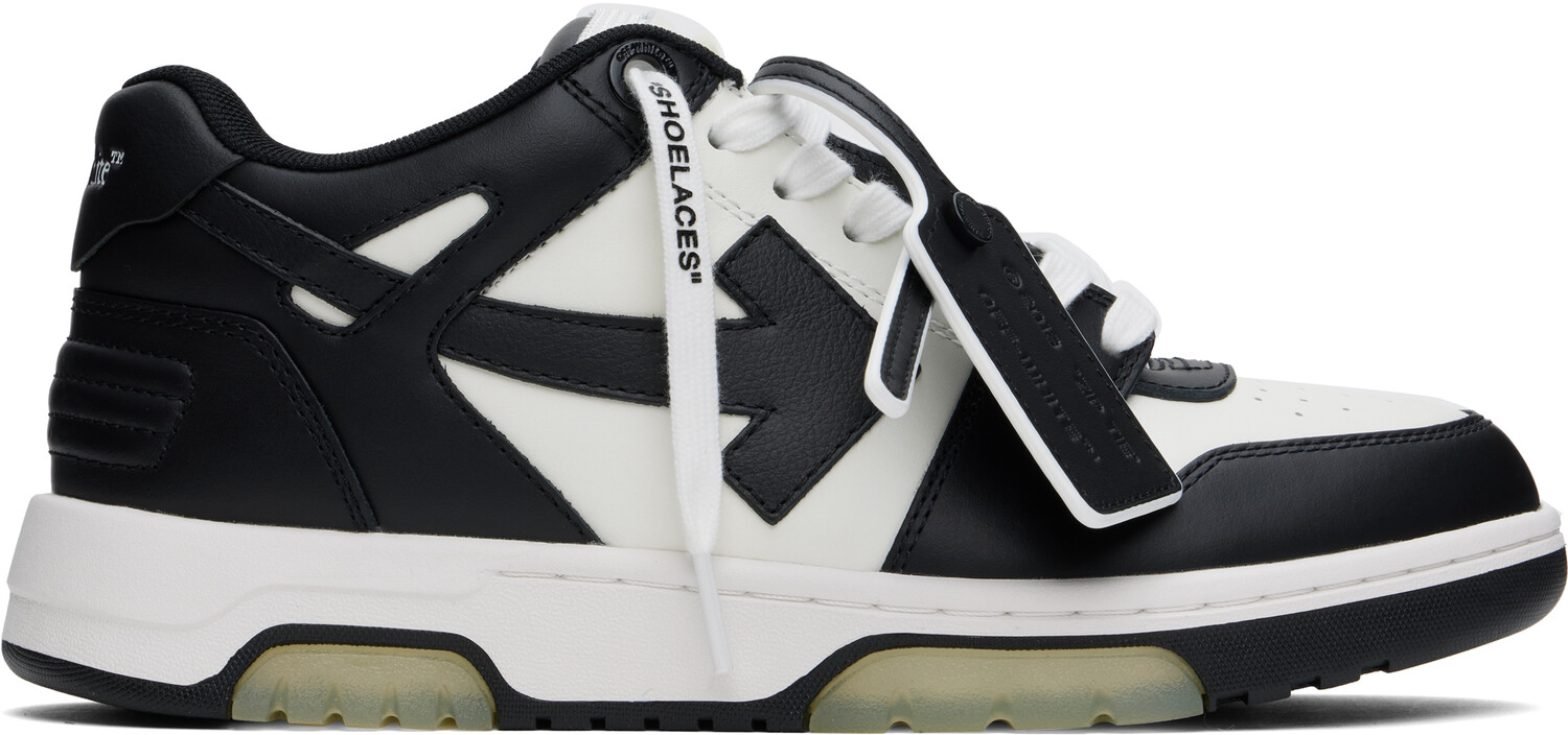

Белые и черные кроссовки для офиса Off-White, белый/черный