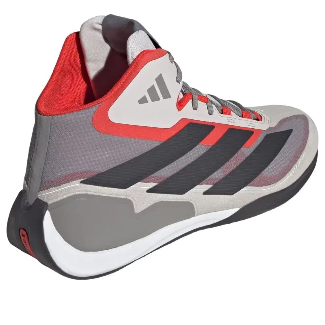 Кроссовки Adidas x Audi Revolut F1 Team Feroza Mid 'Chalk Pearl Black', серый — фото 4