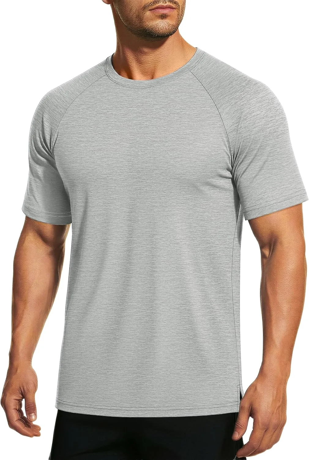 

Футболка мужская MAGCOMSEN для тренировок, короткий рукав, Dry Fit