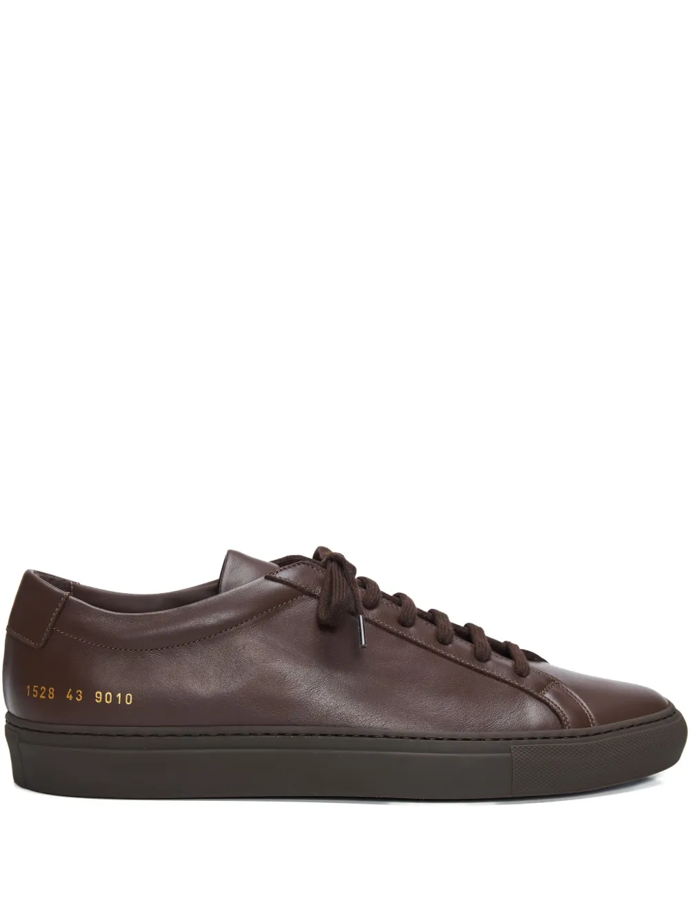 

Кроссовки со шнуровкой и кожаными вставками Common Projects, коричневый