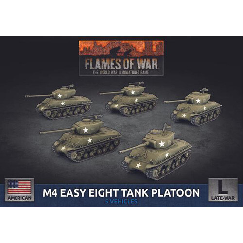 

Фигурки Flames Of War: M4 Easy Eight (76Mm) Platoon (X5 Plastic)