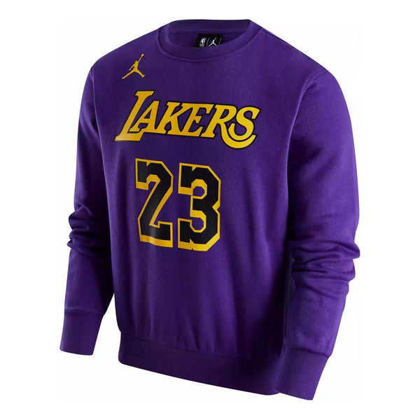 

Толстовка Hoodies x nba la lakers statement edition Air Jordan, фиолетовый