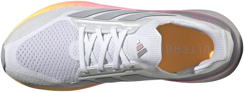 Мужские кроссовки Adidas Ultraboost 5X для бега, белый/розовый — фото 4