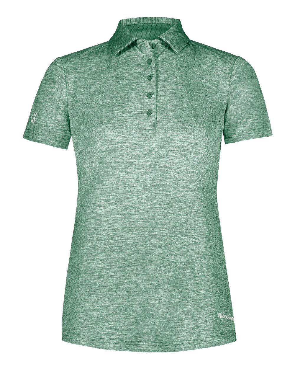 

Женская рубашка-поло Electrify CoolCore Holloway, цвет dark green heather