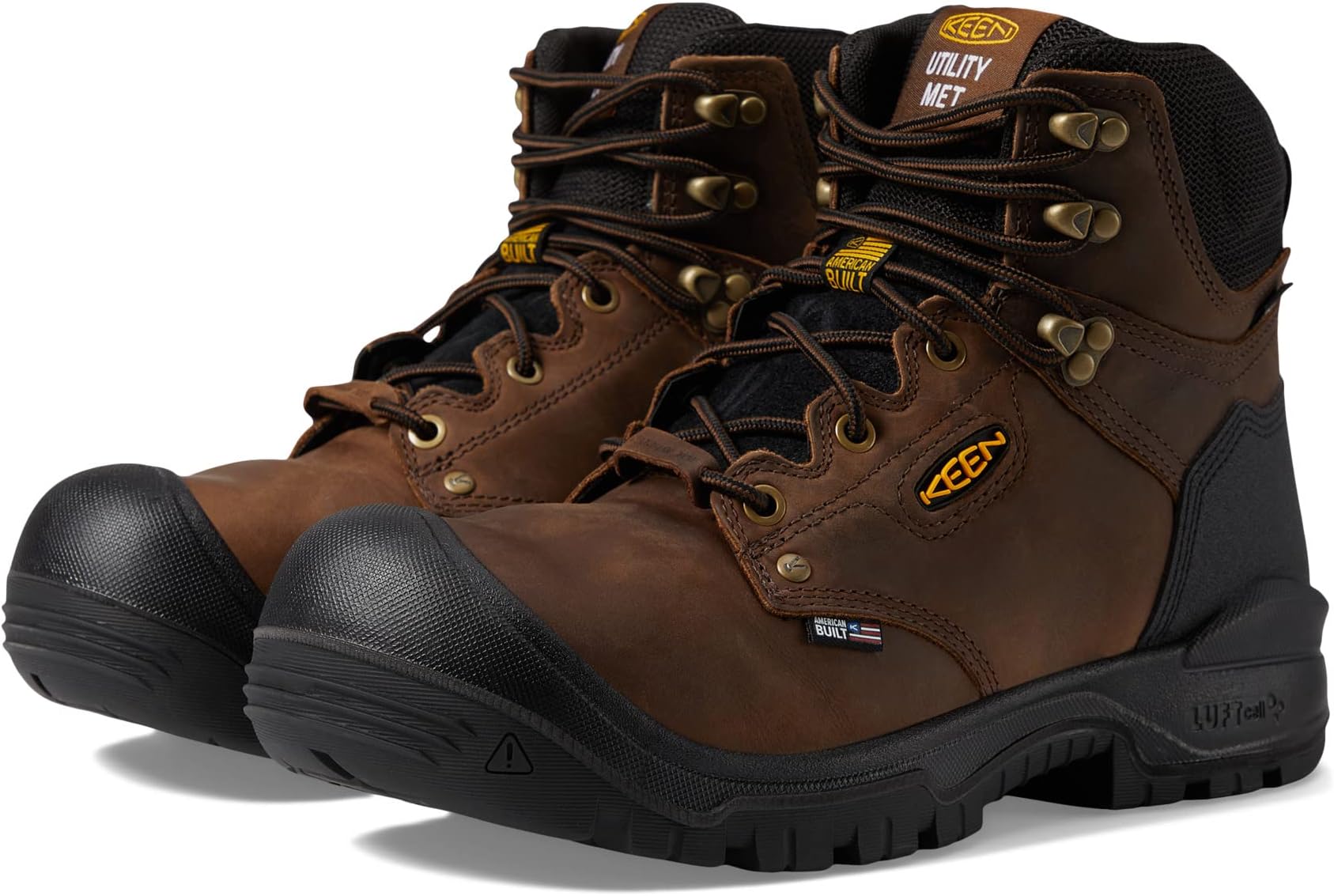 

Ботинки KEEN Utility Independence 6" WP Int Met, цвет Dark Earth/Black