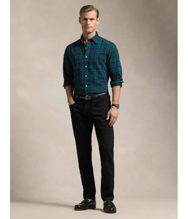 Рубашка custom fit Polo Ralph Lauren, темно-синий — фото 2