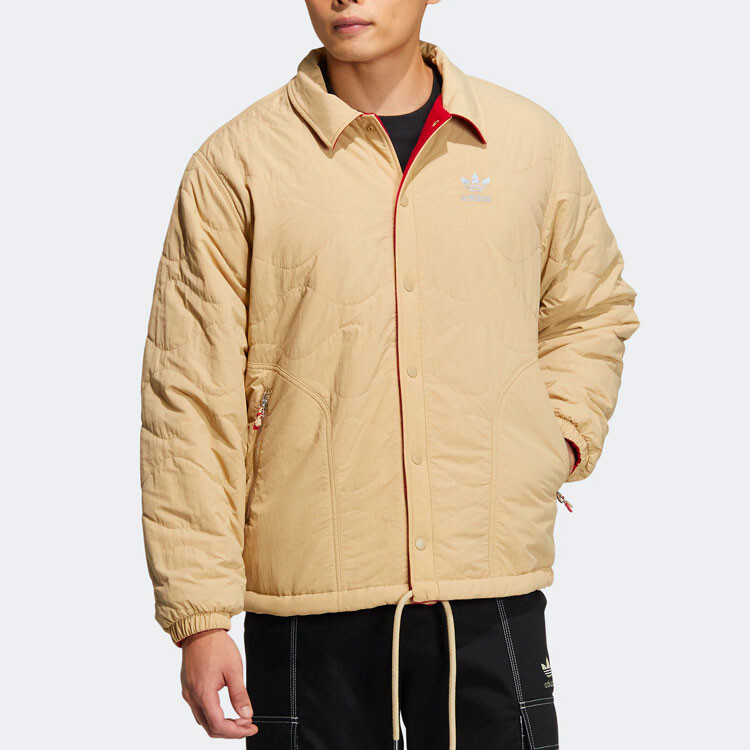 Стеганая куртка мужская красная Adidas Originals, красный — фото 3
