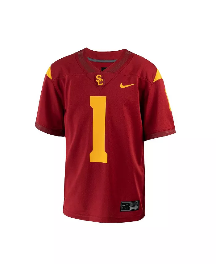 Футбольная реплика джерси USC Trojans Untouchable для мальчиков и девочек дошкольного возраста Nike — фото 3