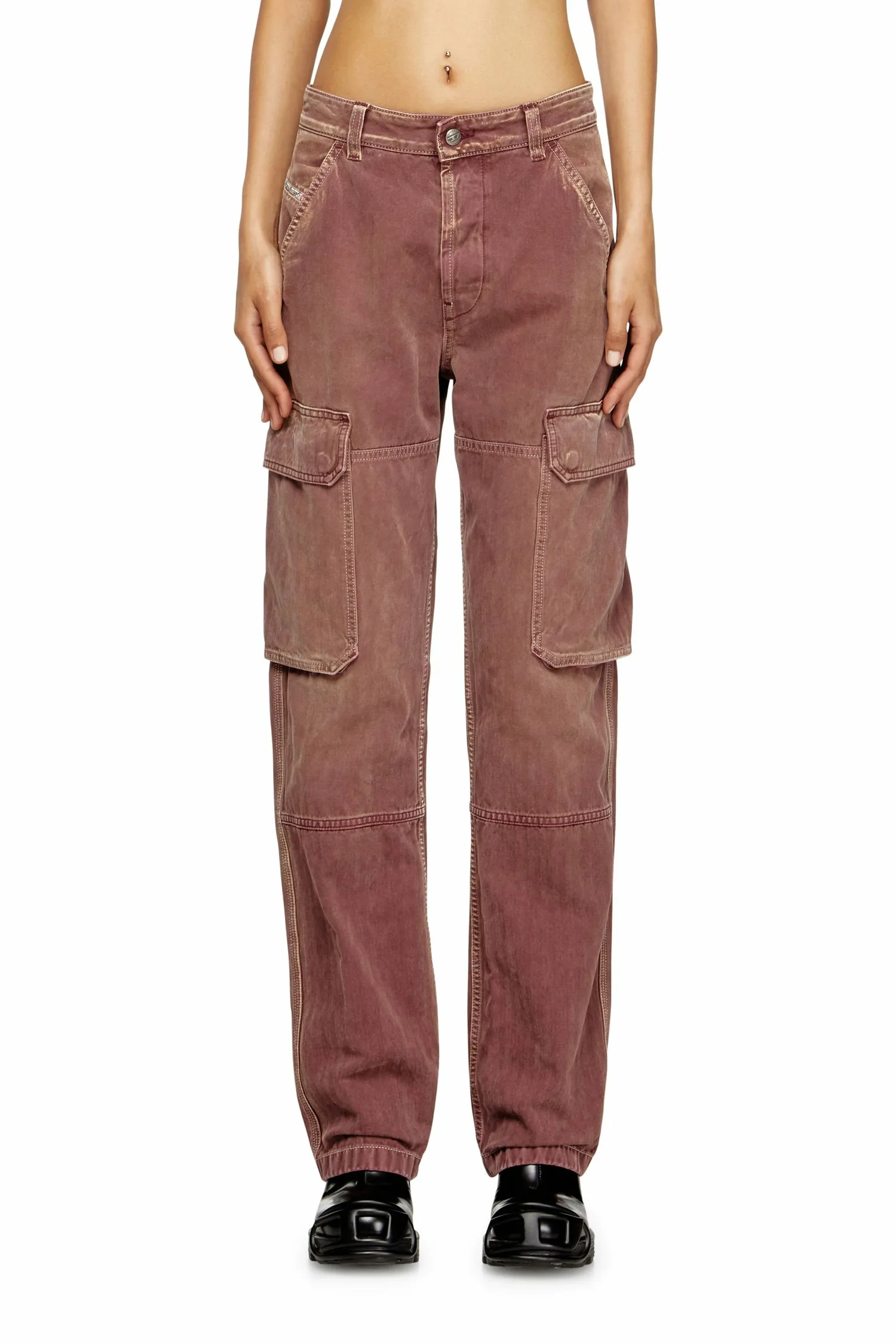 Женские джинсовые брюки REGULAR D-POT-CARGO L.30 Diesel, brown