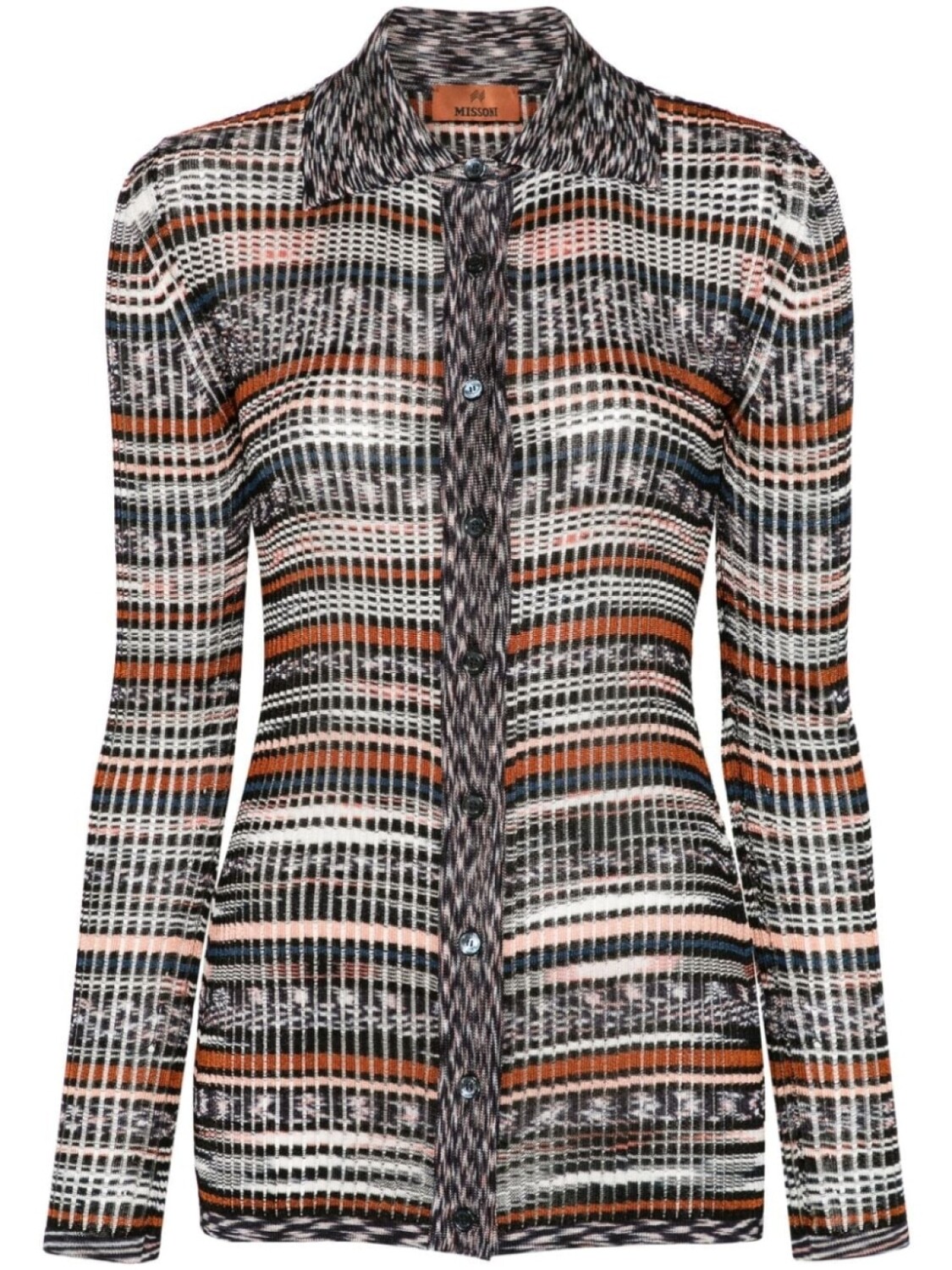 

Missoni носки вязки интарсия в полоску, синий