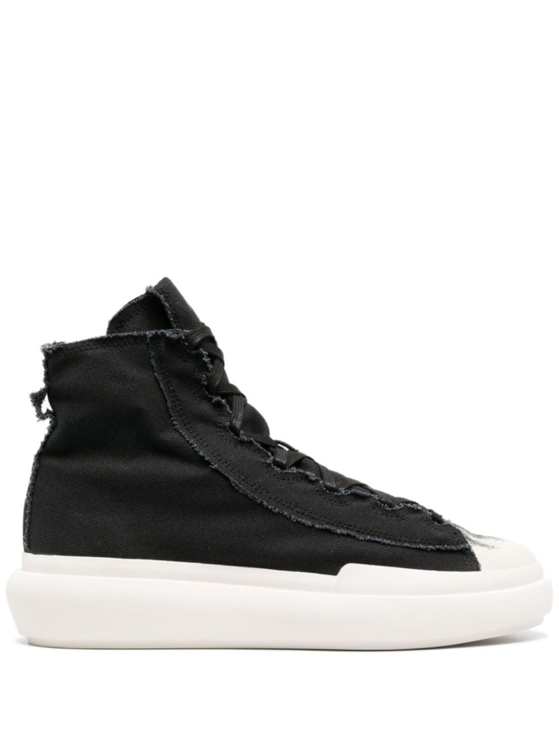 

Y-3 высокие кеды Nizza с эффектом потертости, черный