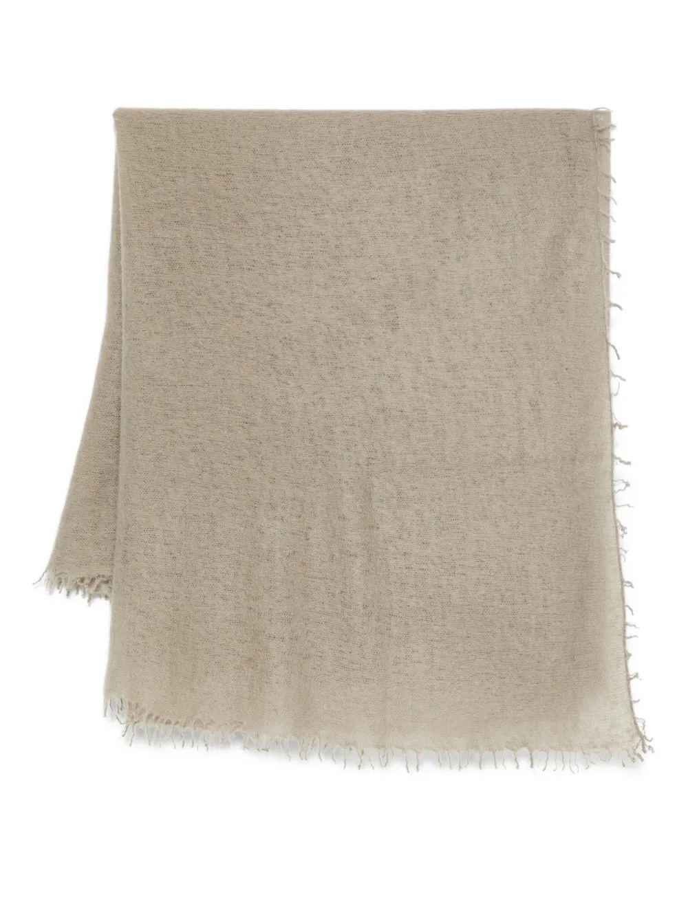 

Кашемировый шарф с бахромой по краям Warm-Me, зеленый