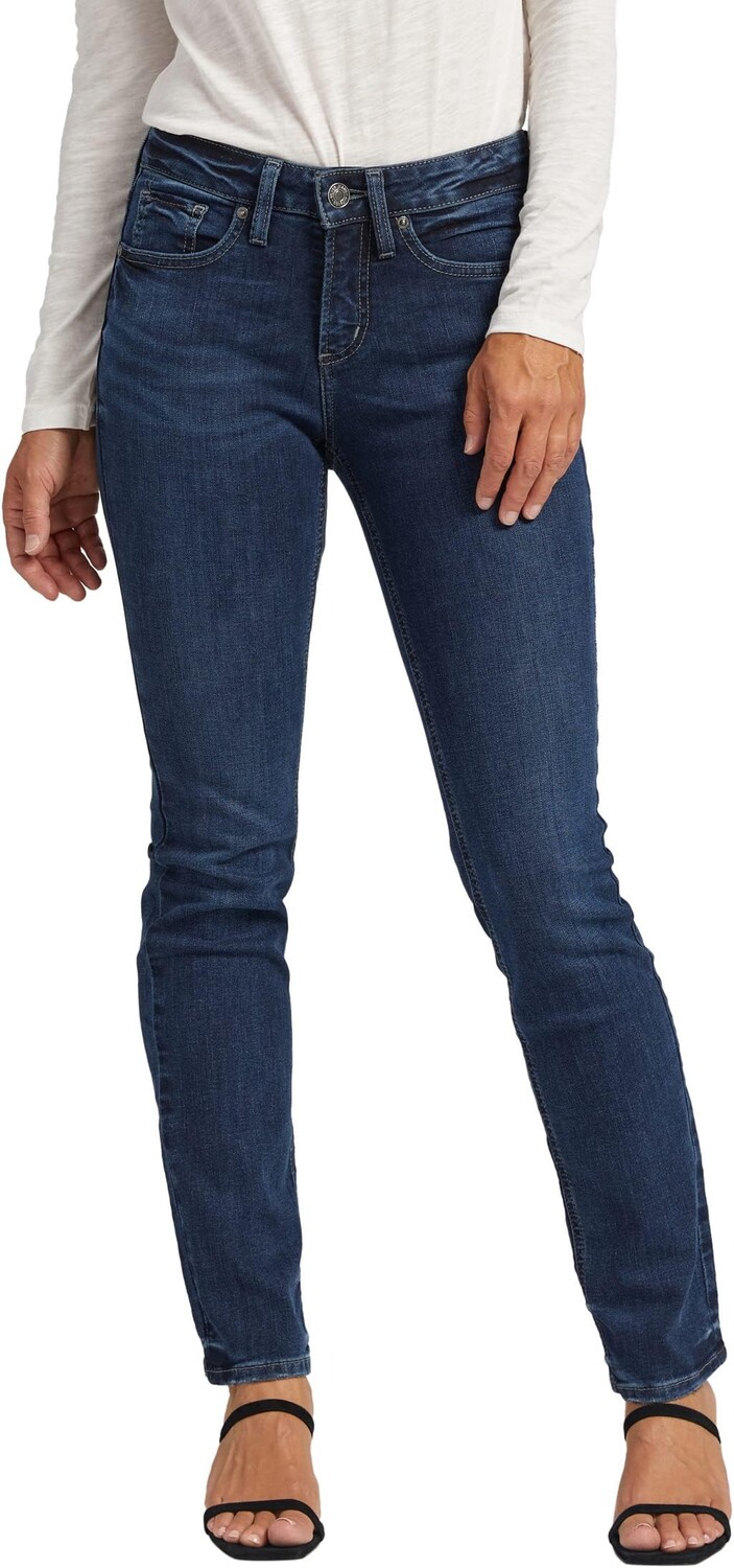 

Джинсы Silver Jeans Co. Suki Mid-Rise Straight Leg Jeans L93413COO453, индиго