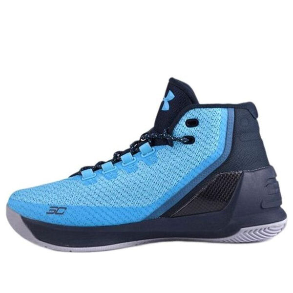 

Кроссовки curry 3 mid 'peacock blue' Under Armour, синий