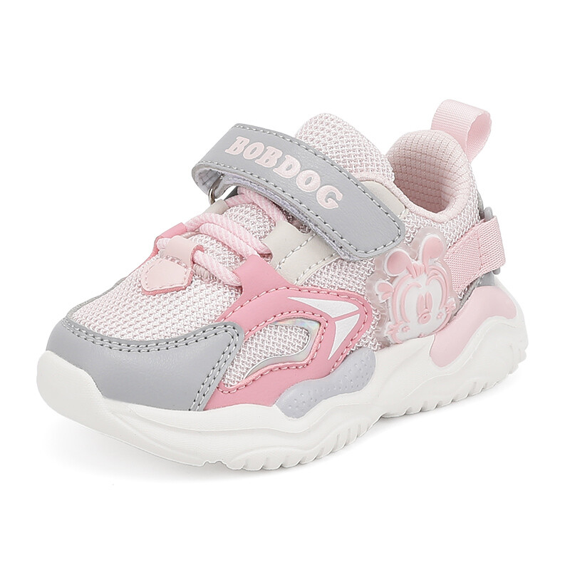 

Обувь для малышей, кроссовки Bobdog, цвет Light pink/light hemp gray