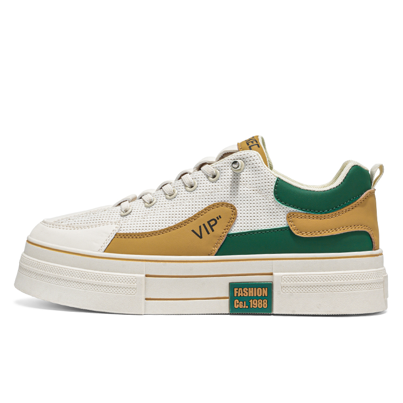 

Низкие повседневные туфли мужские Boogie Bear, Beige Yellow Green