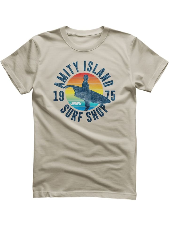 

Футболка Amity Island Surf Shop T-Shirt цвета хаки Jaws