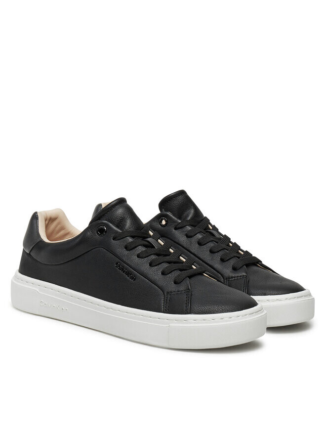 Кроссовки Calvin Klein Cupsole Lace Up W/Ml HW0HW02288 Negro, черный — фото 2