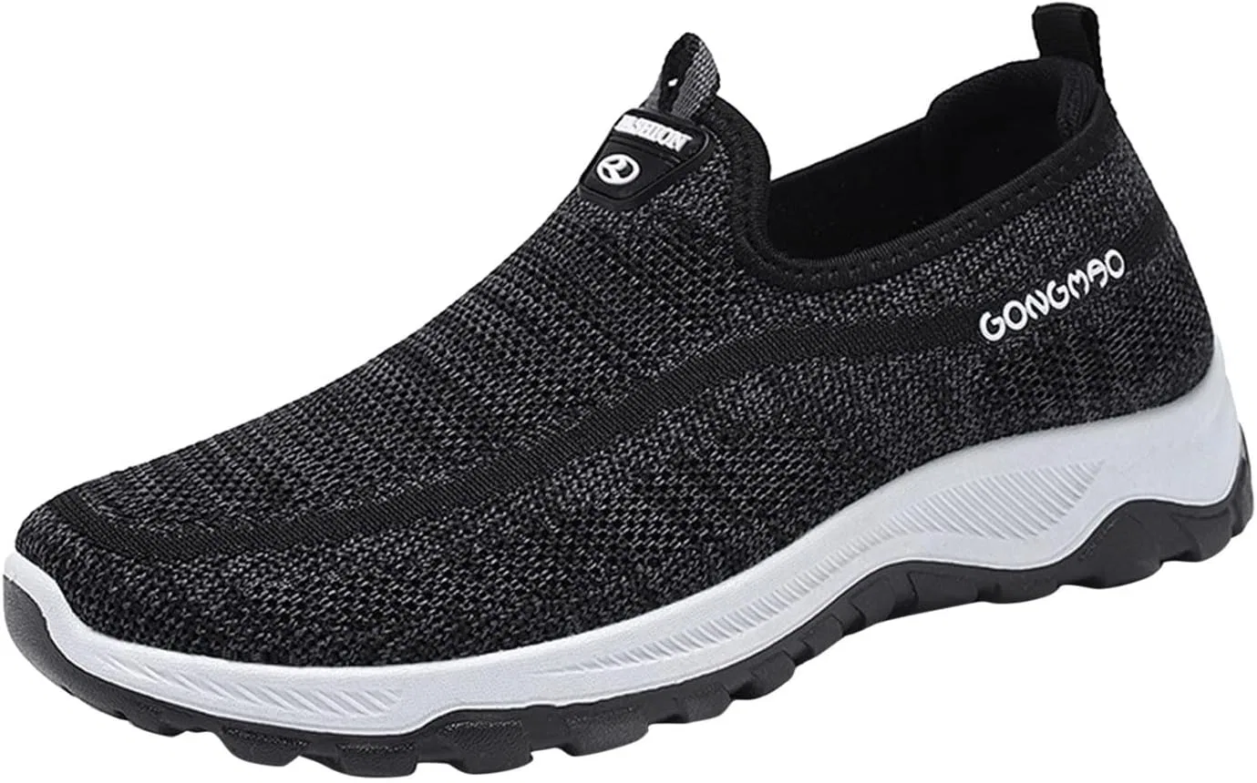 Модные кроссовки Herren-Sneaker-Socken für Sommer und Herbst, einfarbig, gewebt, atmungsaktiv, bequem, zum Reinschlüpfen, lässig, Sneaker-Socken für Herren Generisch, Schwarz