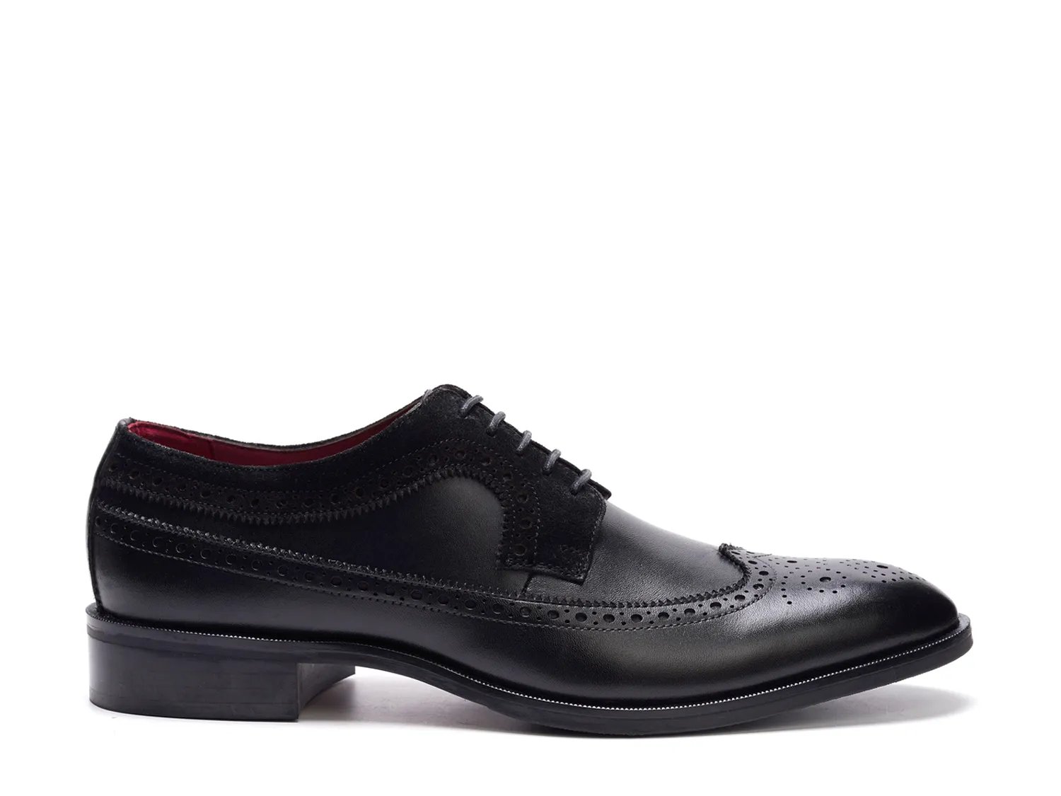 Оксфорды Carlos by Carlos Santana Felix Wingtip Oxford, Black Leather — фото 2