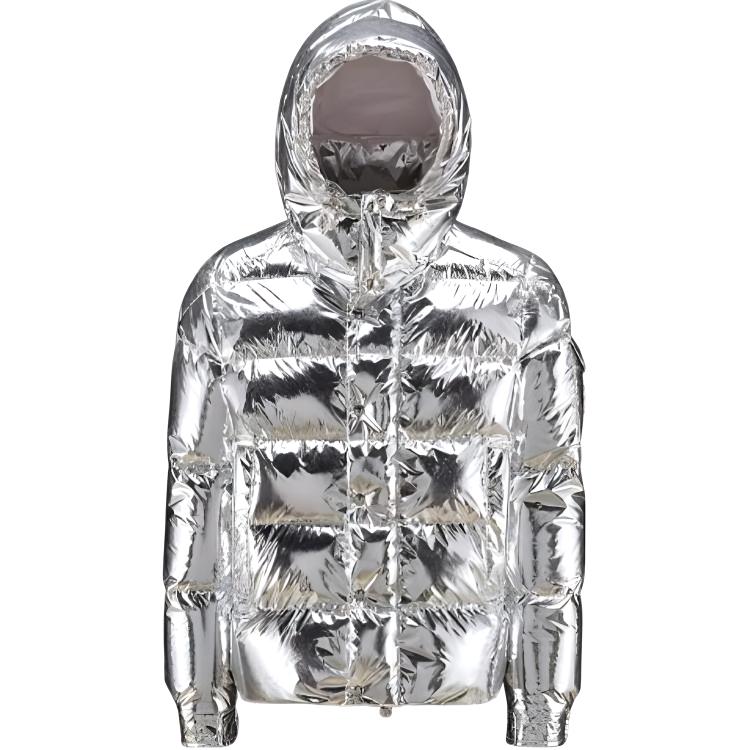 

Куртка женская Moncler Maya Down, серебристый / белый