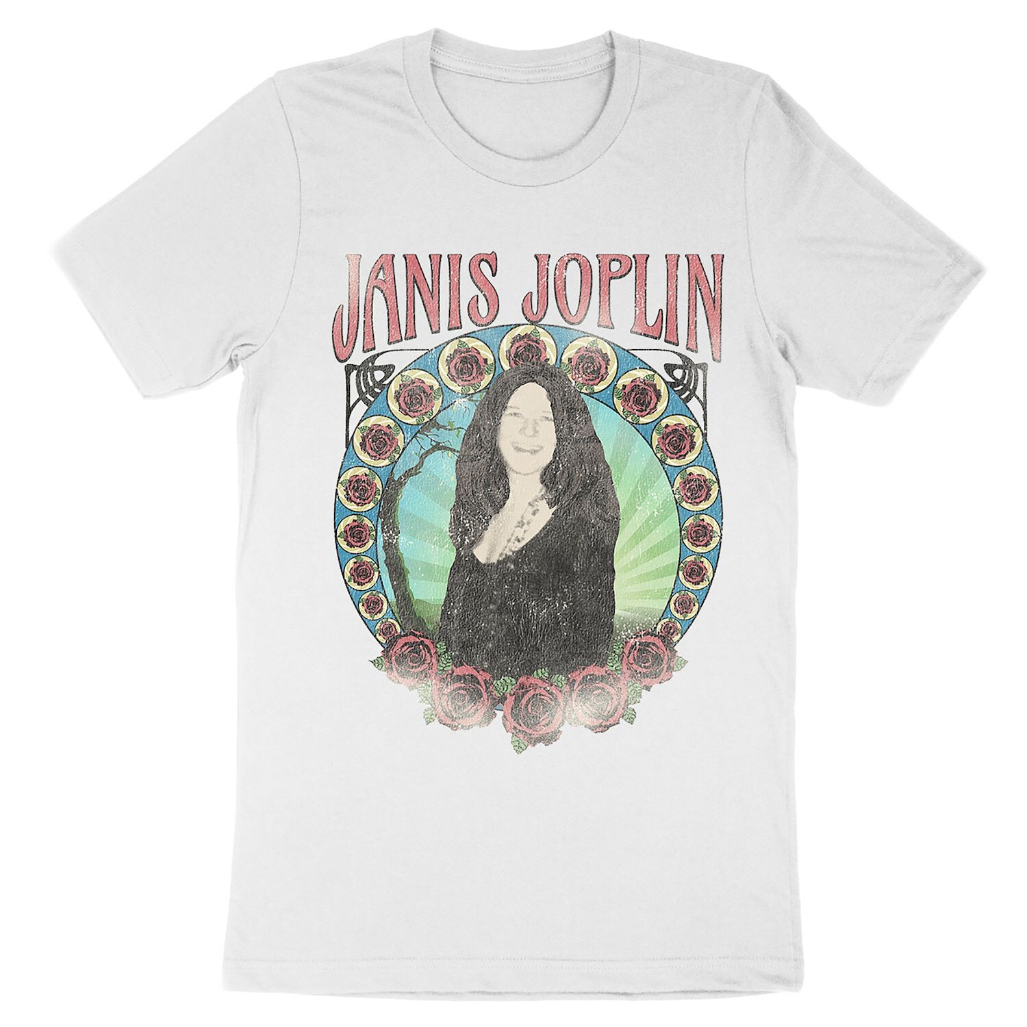 

Мужская футболка Janis Joplin Roses Licensed Character