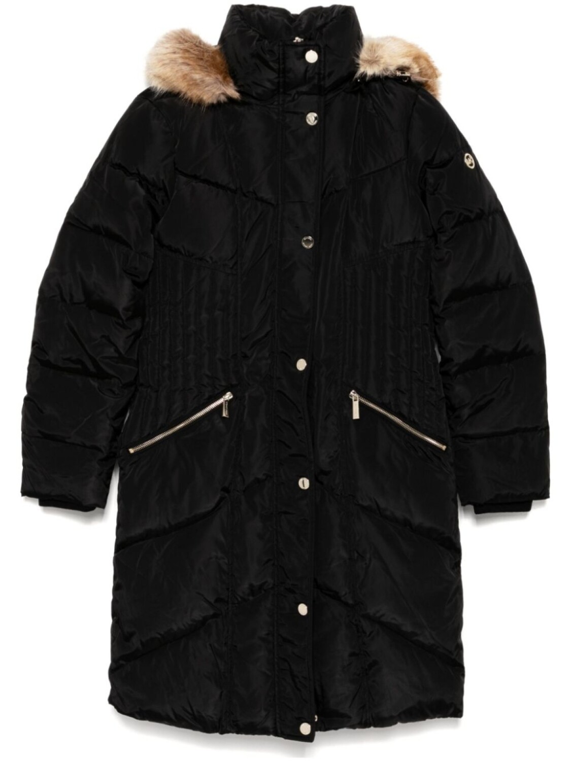

Пуховик Chevron 3/4 Michael Michael Kors, черный