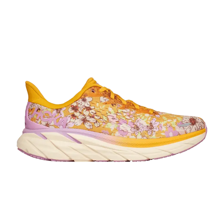 

Кроссовки HOKA Free People Movement x Wmns Clifton 8 Floral, золотой