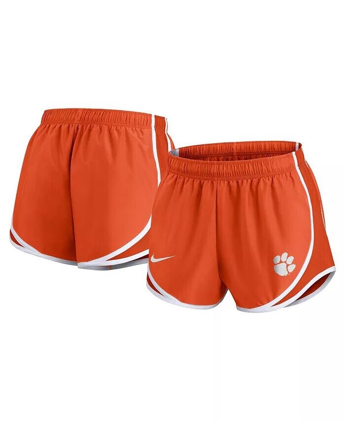 

Женские оранжевые шорты Clemson Tigers Primetime Tempo Performance Nike