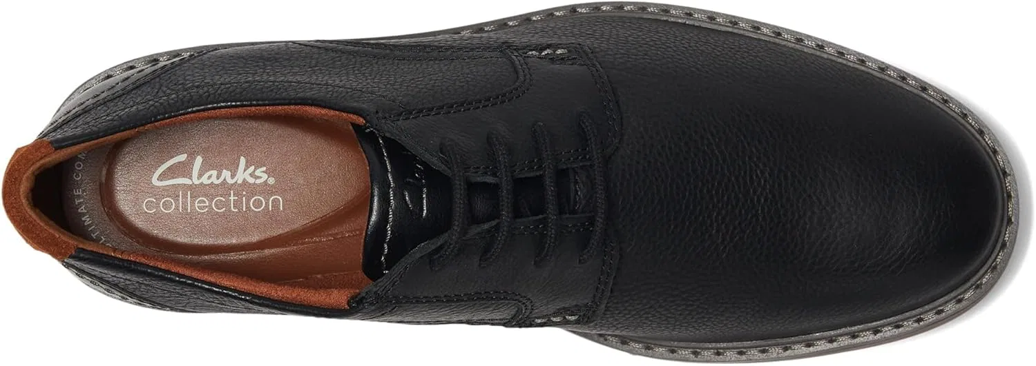 Мужские низкие оксфордские туфли Clarks Radcliff, 2-Black Leather — фото 3