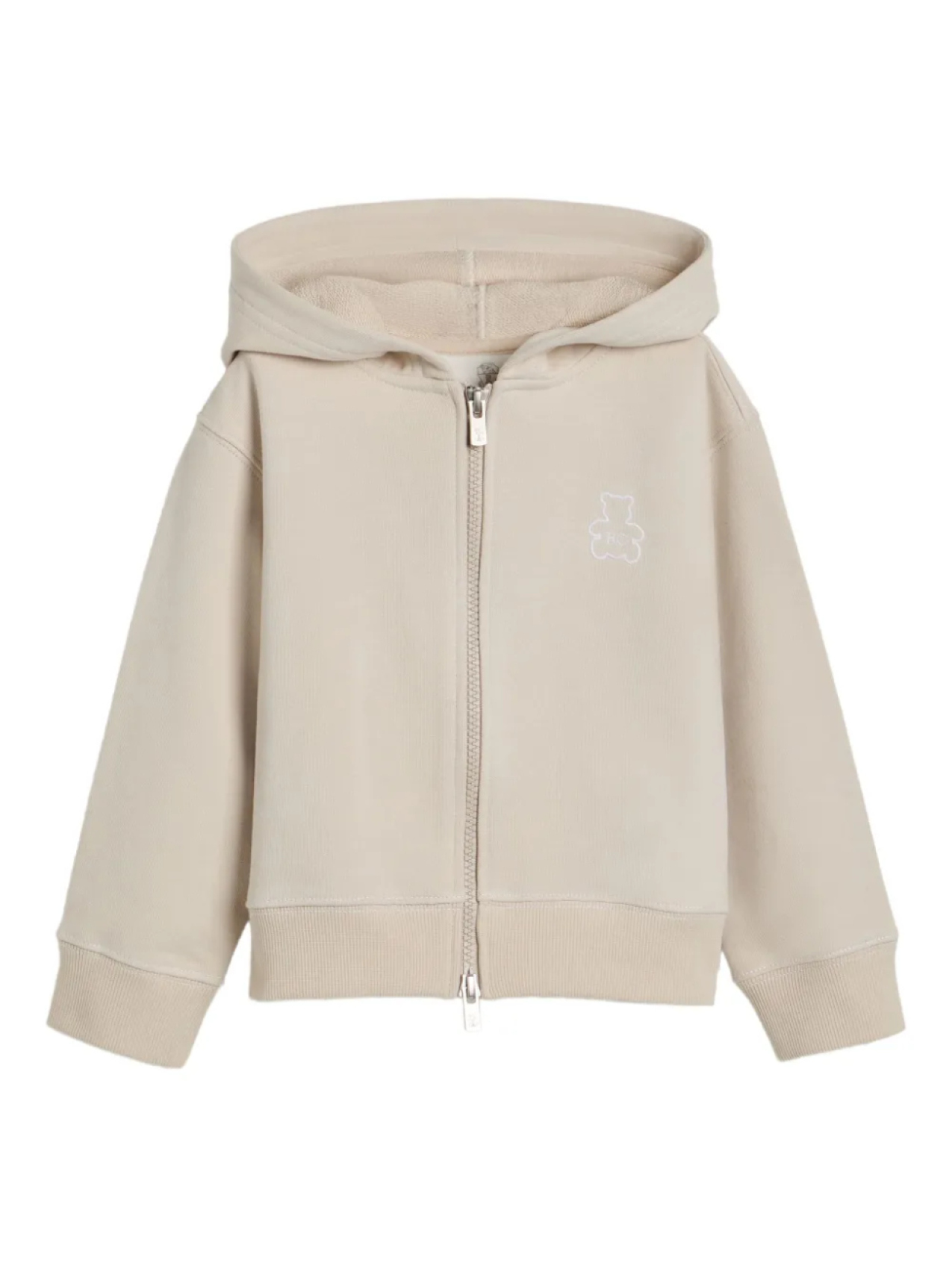 

Толстовка на молнии Brunello Cucinelli Kids Bernie, нейтральный