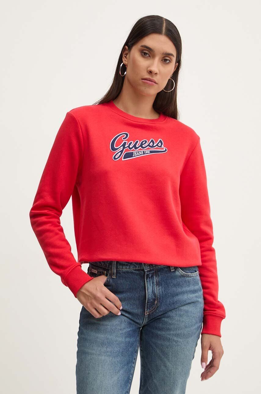 

Толстовка Guess Jeans, красный