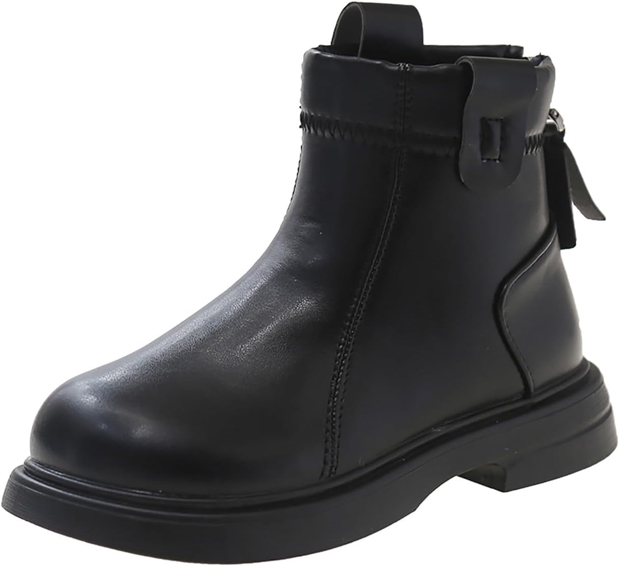 

IWIHMIV Детские сапоги для верховой езды, сапожки для малышей, детские сапоги для девочек, сапоги для детей, сапоги для мальчиков, ботильоны для девочек и мальчиков с задней молнией, Black