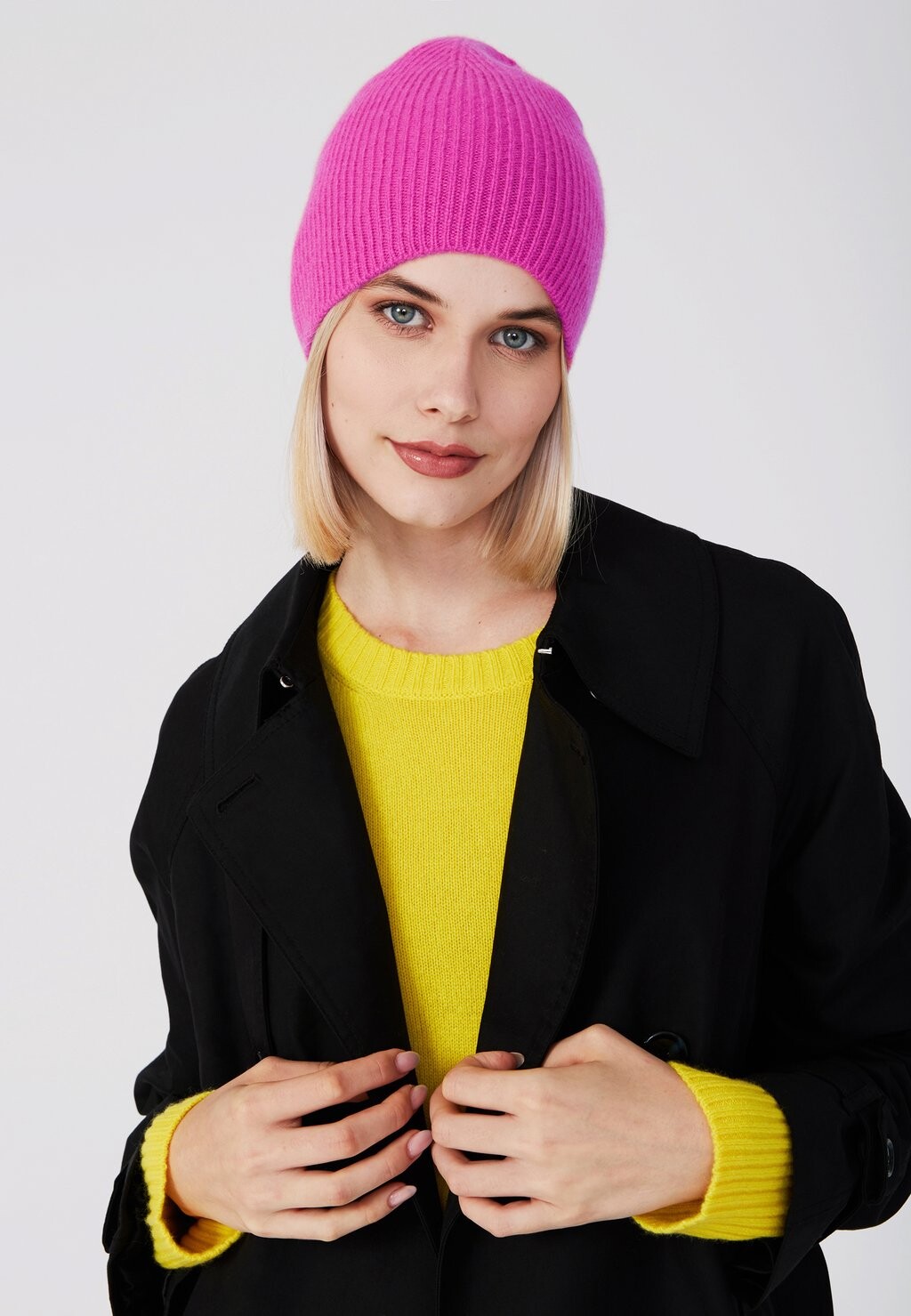 

Шапка-бини Fein Style Republic, цвет fuchsia