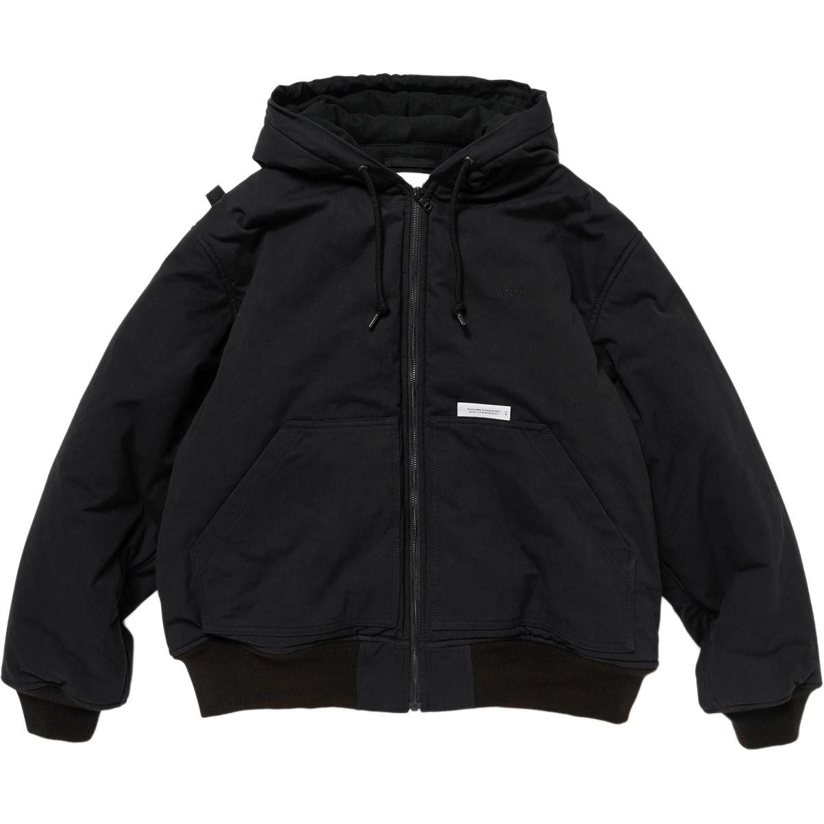 

Куртки FW25 Мужские с капюшоном, средней плотности ткани, другие Wtaps, черный